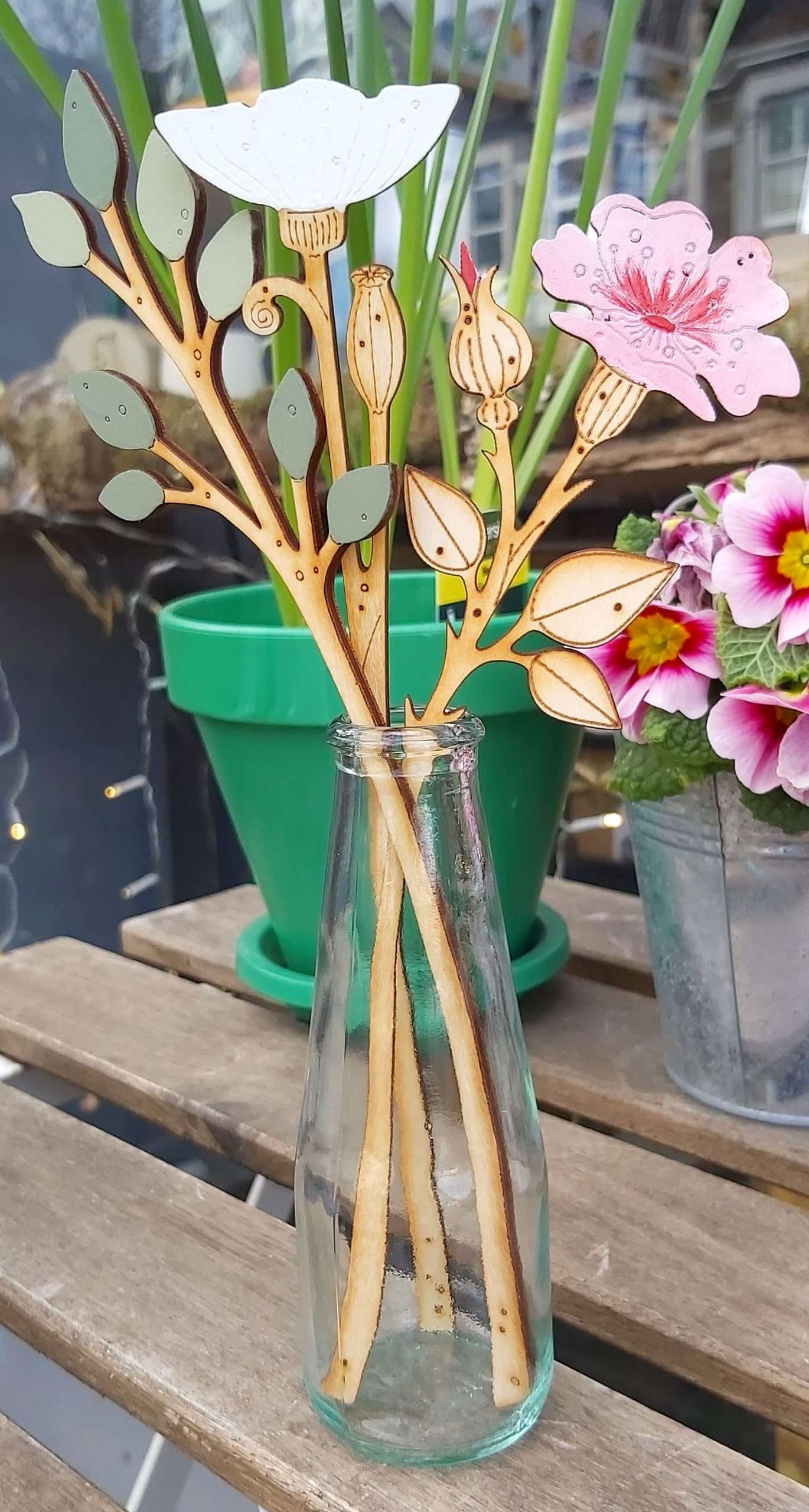 wooden briar rose and privet