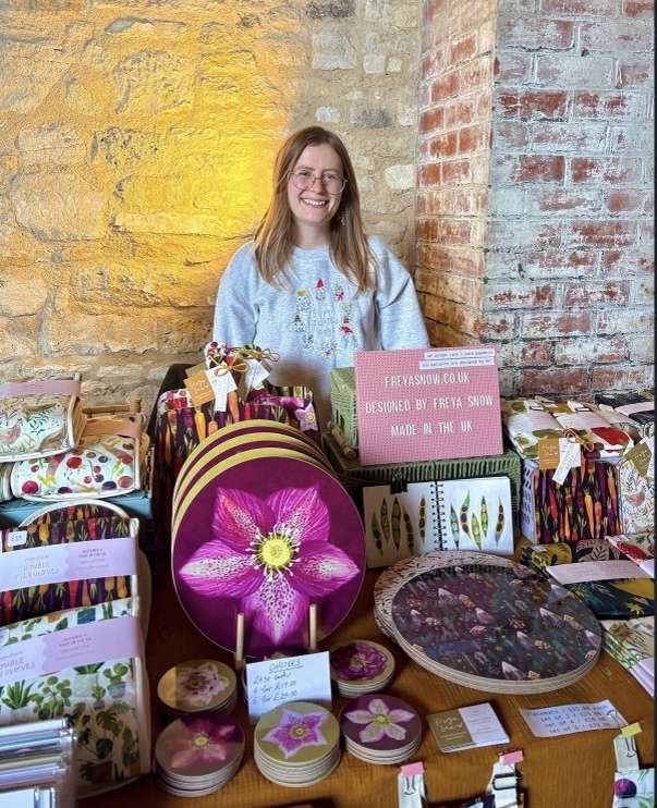 Freya Snow market stall