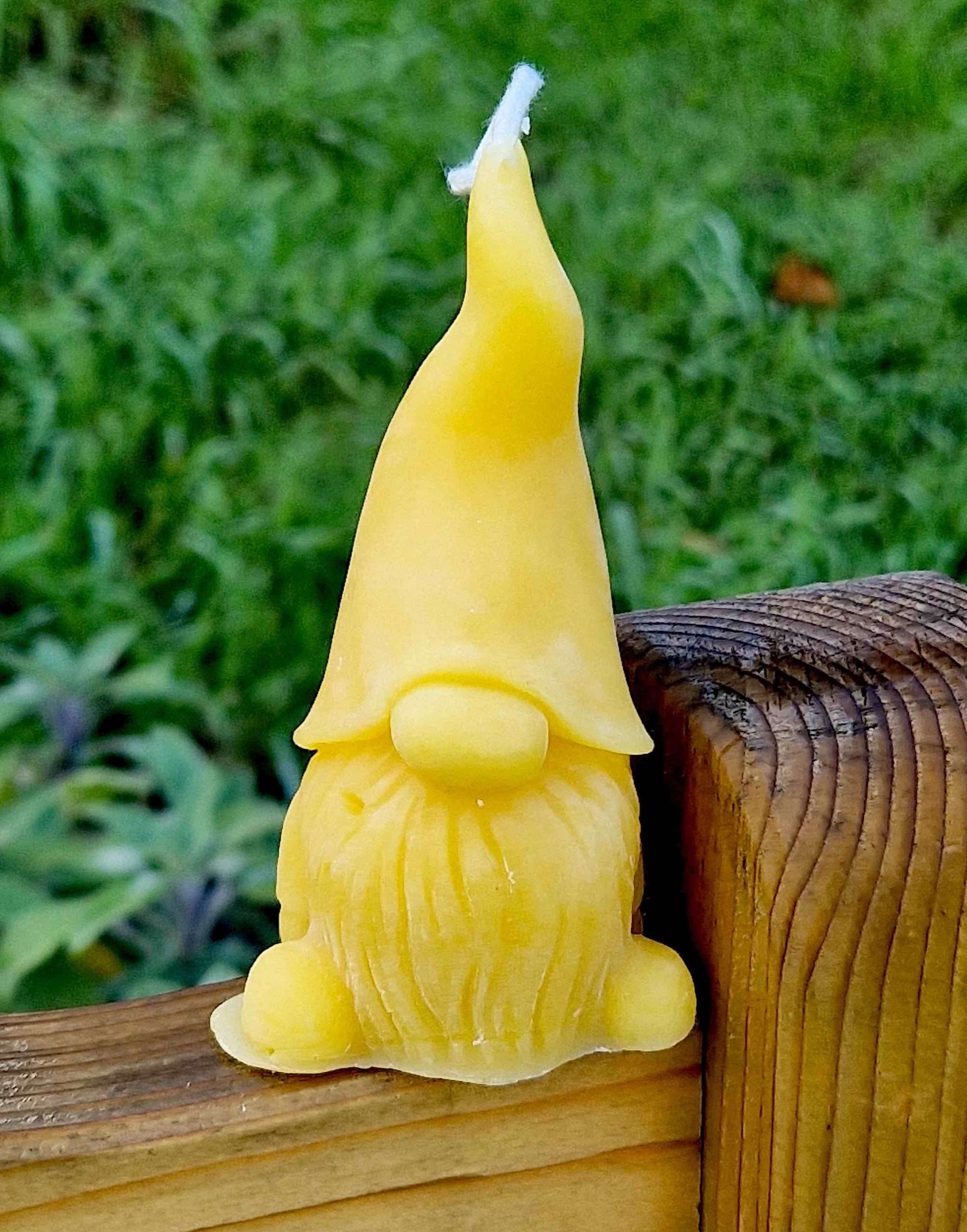 beeswax gonk candle
