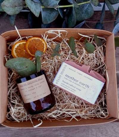 hibernation candle and soap set