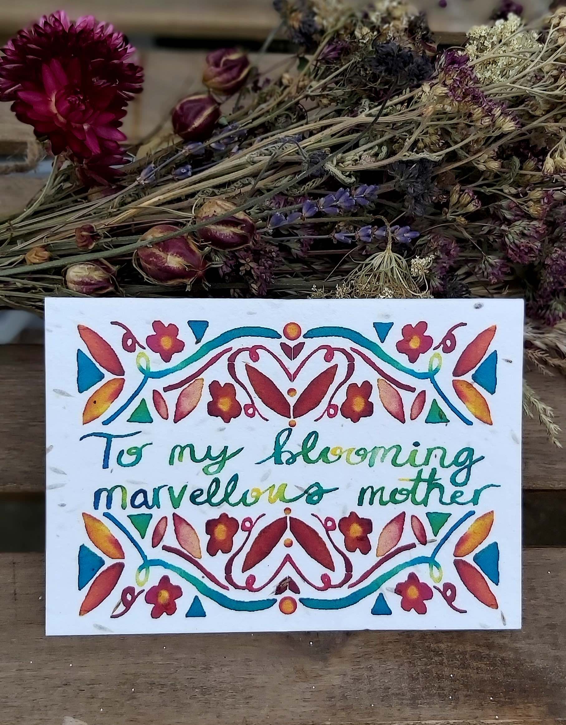 mothers day seed card