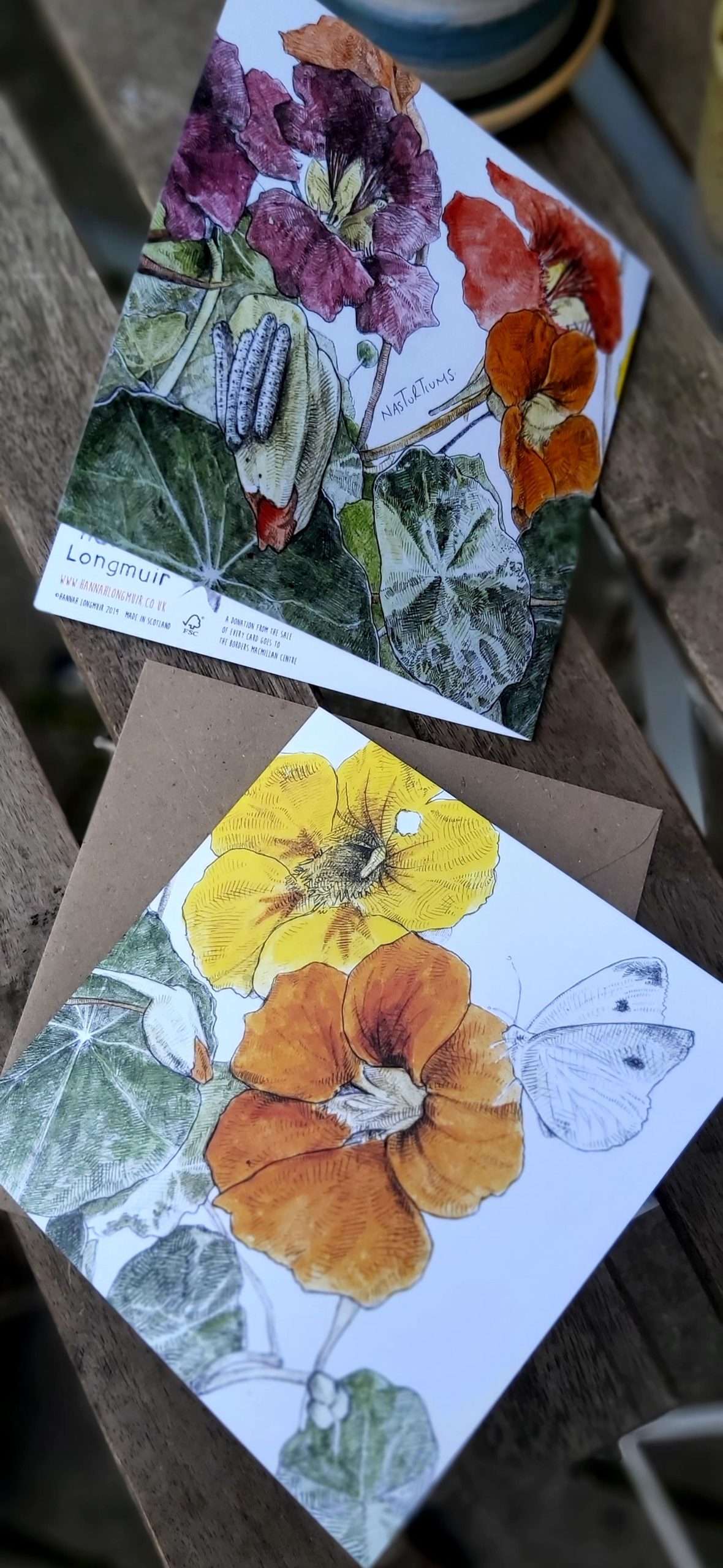 Nasturtiums Card - Image 2