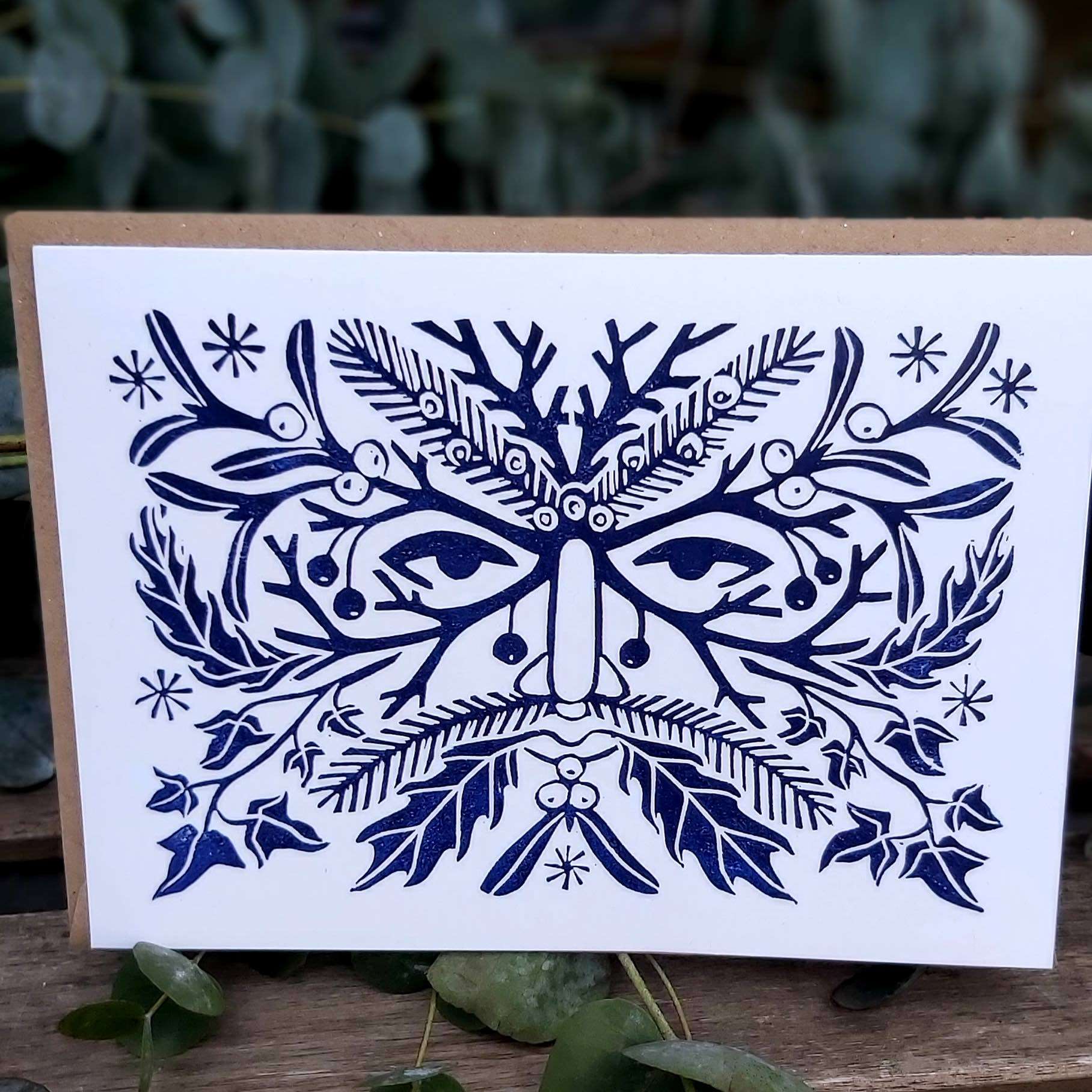 old man winter card