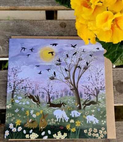 spring joy card mette and magic