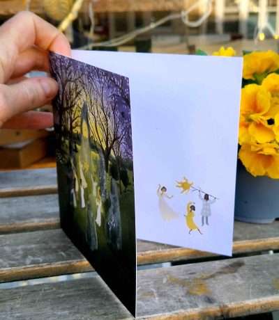 stone circle sunrise card inside