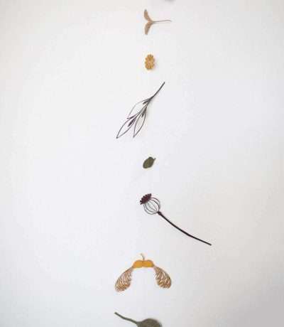 tiny treasures on wall