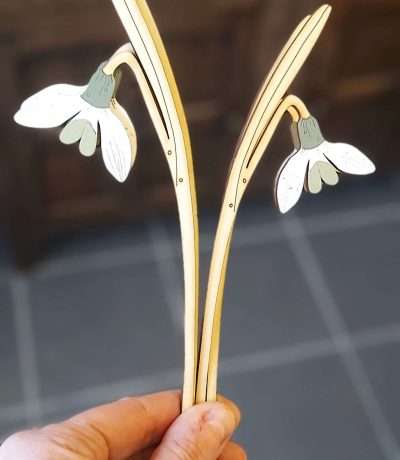 wooden snowdrop